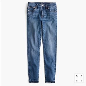 J Crew 8" Toothpick Jeans